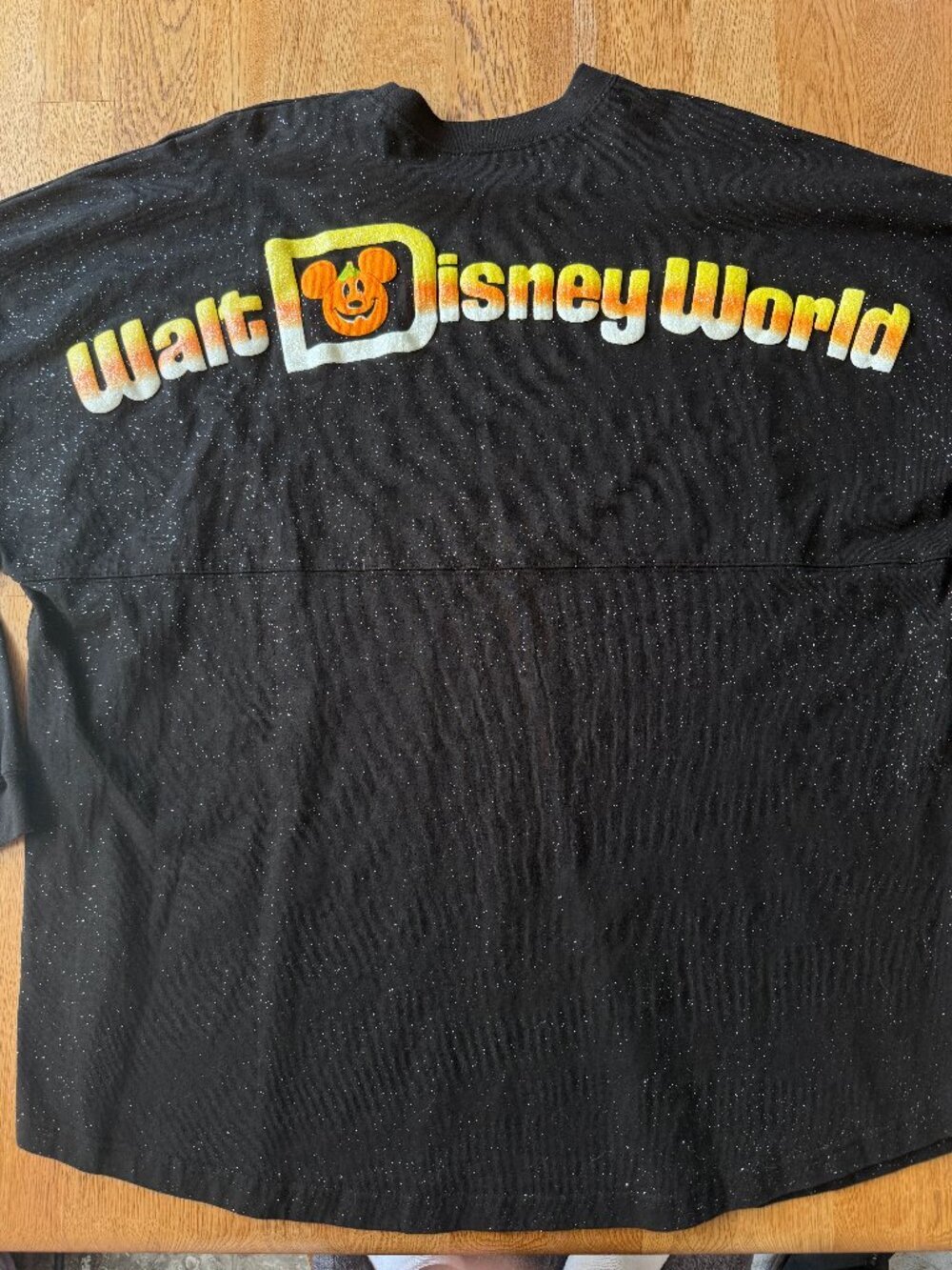 Walt Disney World Halloween Glitter Spirit Jersey Candy Corn Size XXL